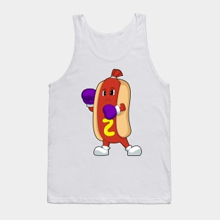 Hotdog Boxer Boxing gloves Boxing Tank Top